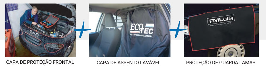 PROMOFMPF - Capa Proteção Frontal + Capa de Assento + Proteção Guarda Lamas